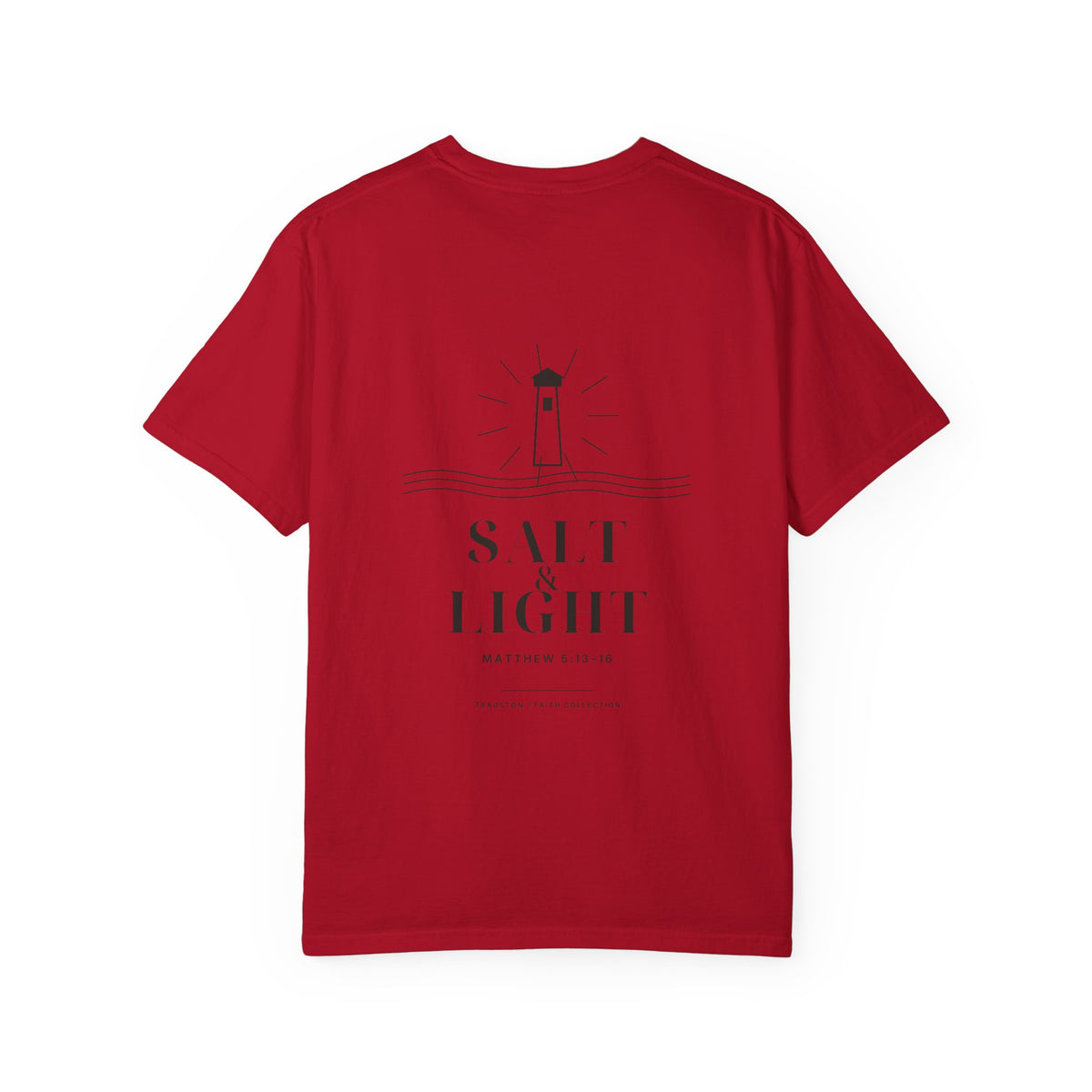 Salt and Light Garment-Dyed Tee — Dark Graphic