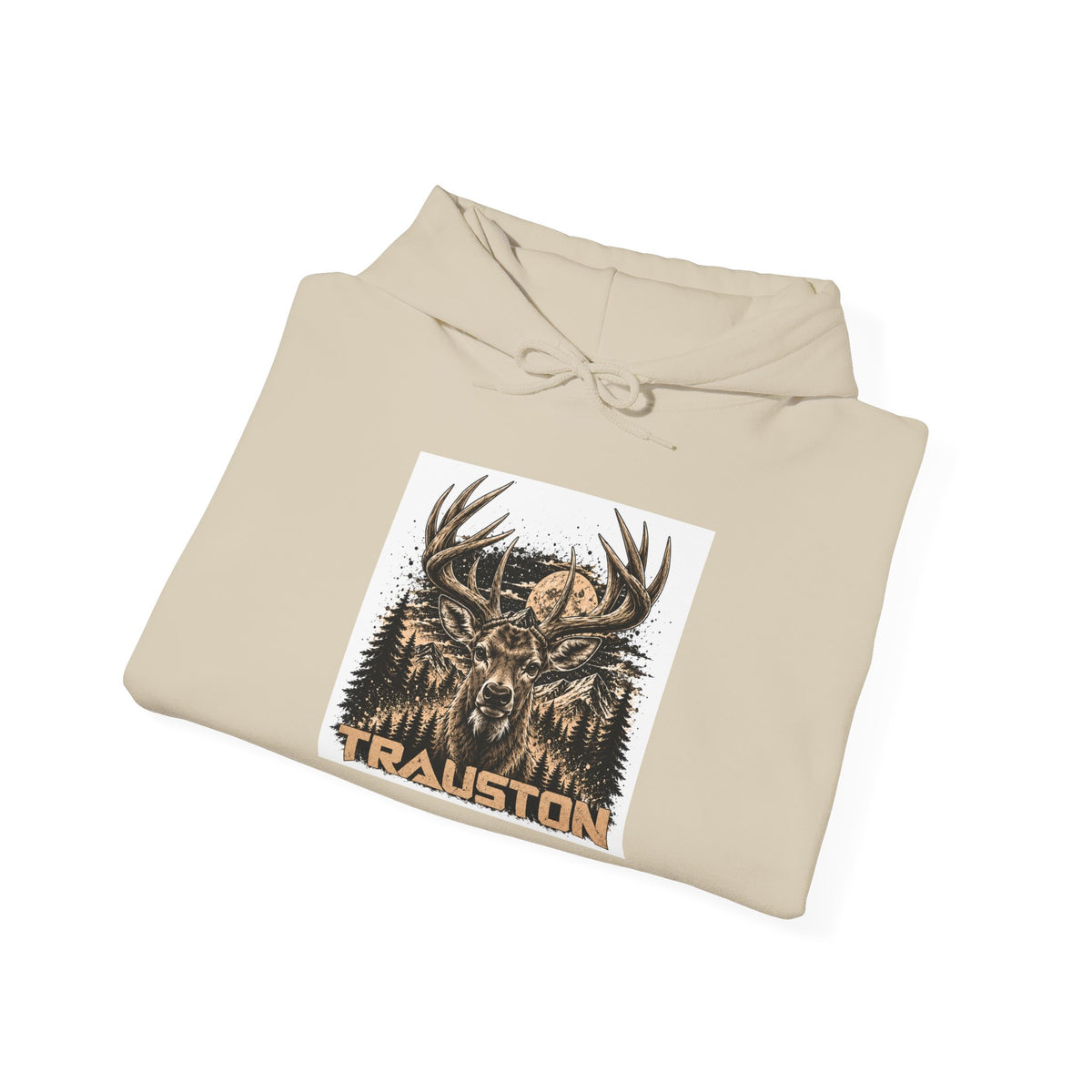 Deer Forest Front-Print Hoodie