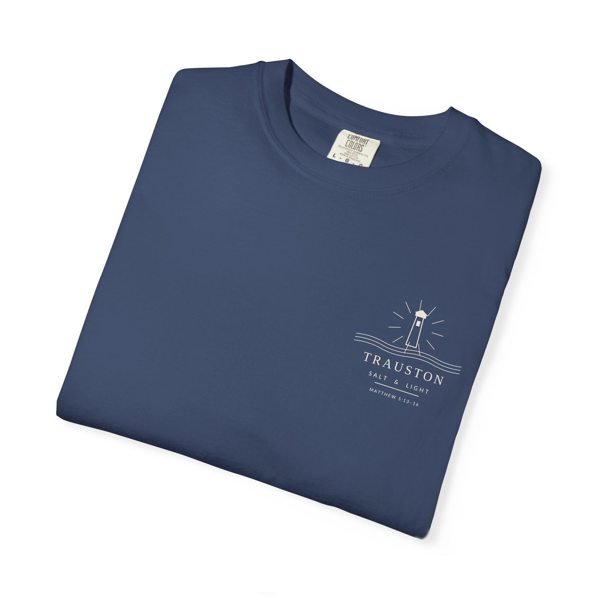 Salt and Light Garment-Dyed Tee — Light Graphic