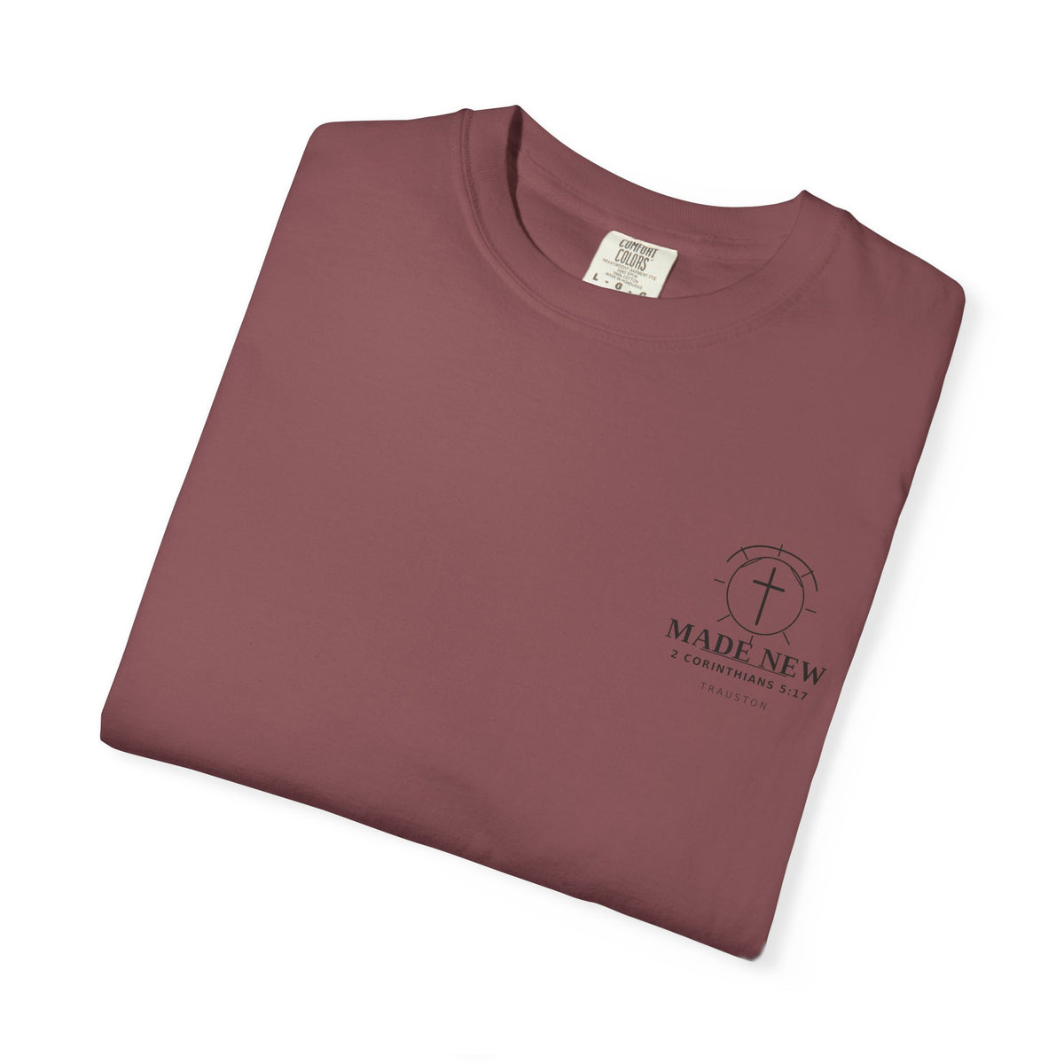 Made New Garment-Dyed Tee — Dark Graphic
