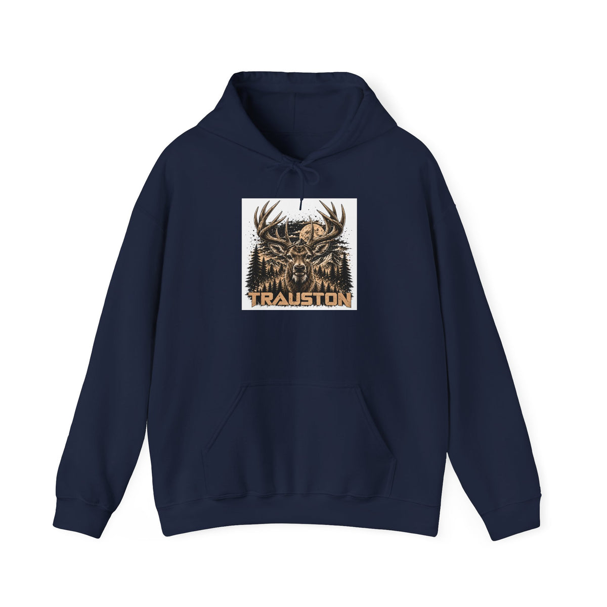 Deer Forest Front-Print Hoodie