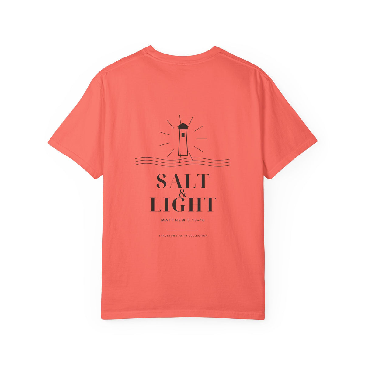 Salt and Light Garment-Dyed Tee — Dark Graphic