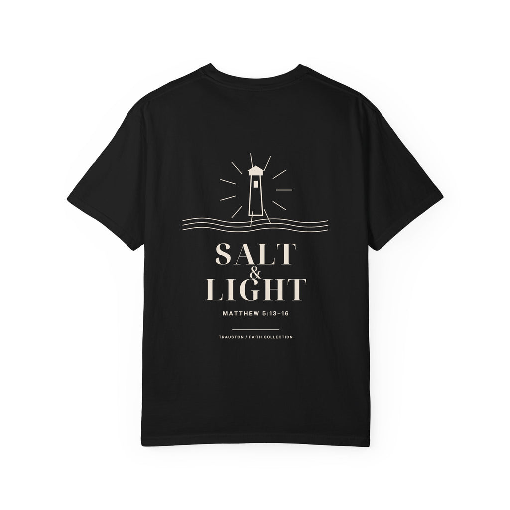 Salt and Light Garment-Dyed Tee — Light Graphic