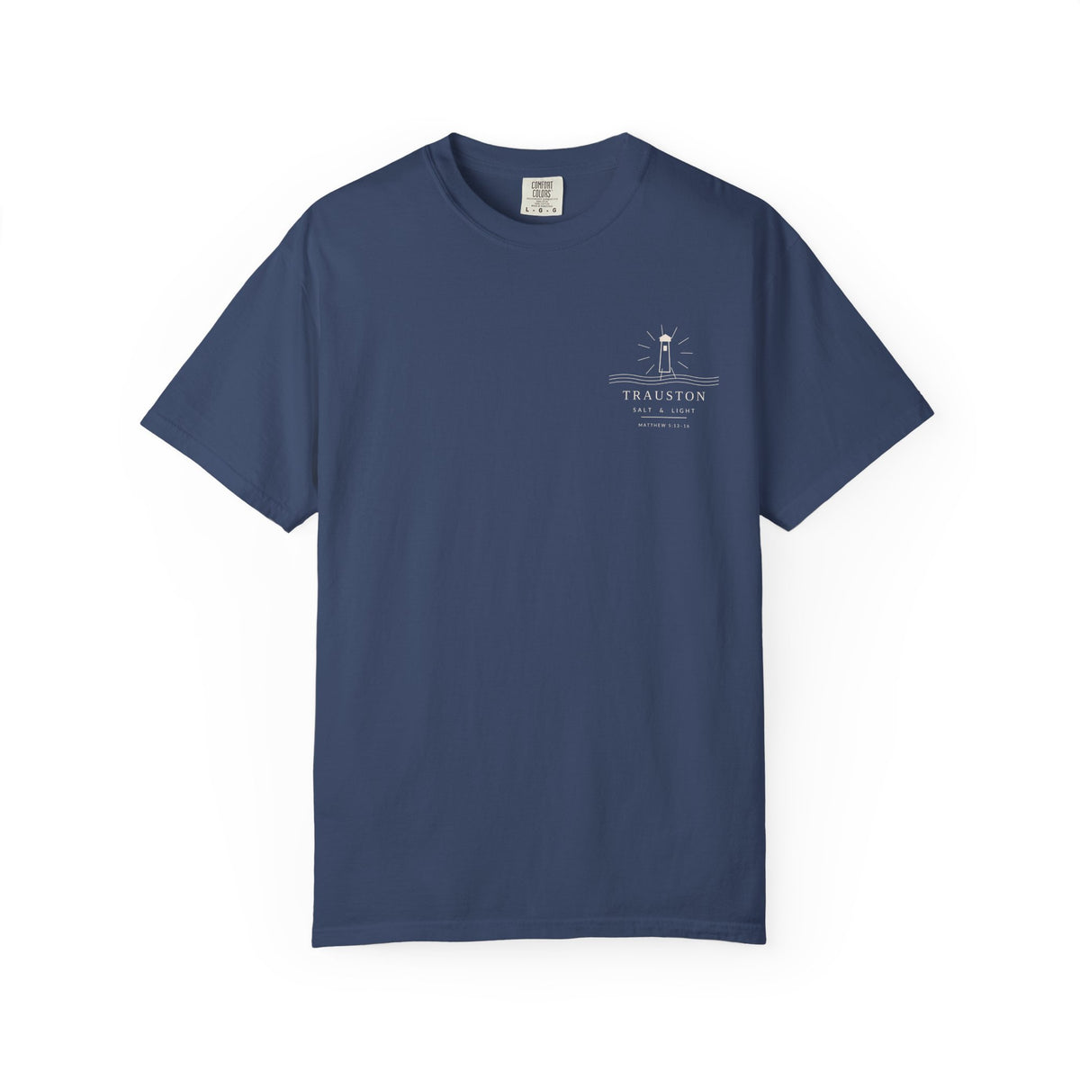 Salt and Light Garment-Dyed Tee — Light Graphic
