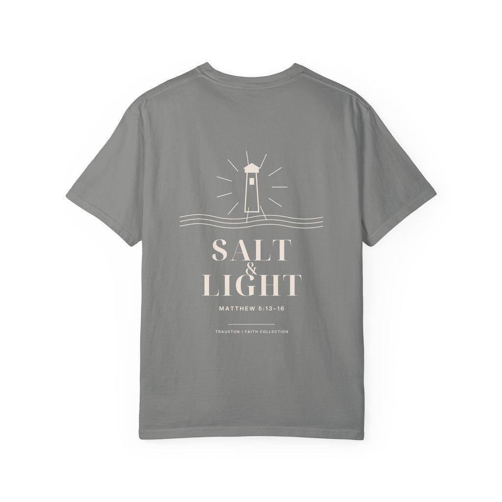 Salt and Light Garment-Dyed Tee — Light Graphic