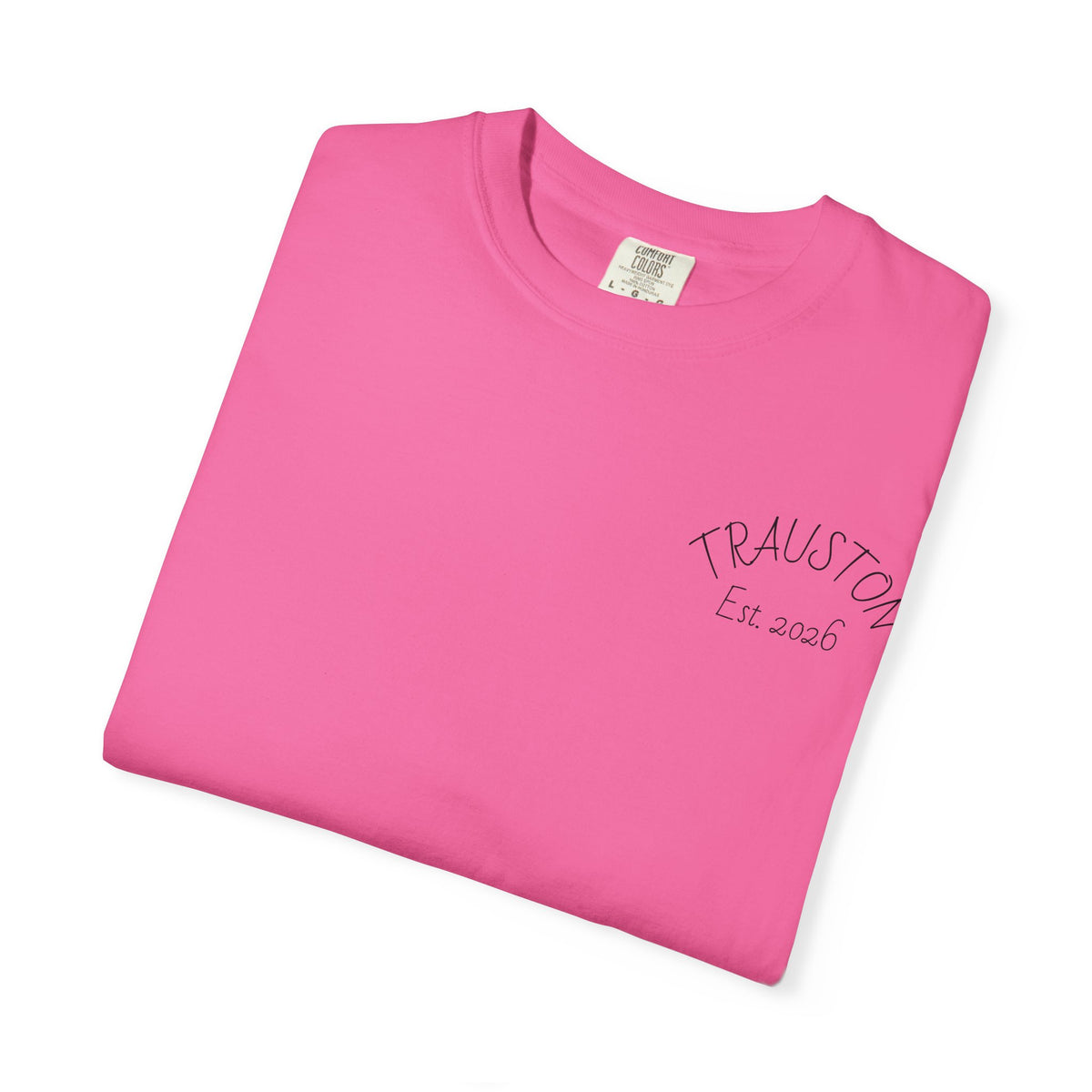 Est. 2026 & Wordmark Garment-Dyed Tee