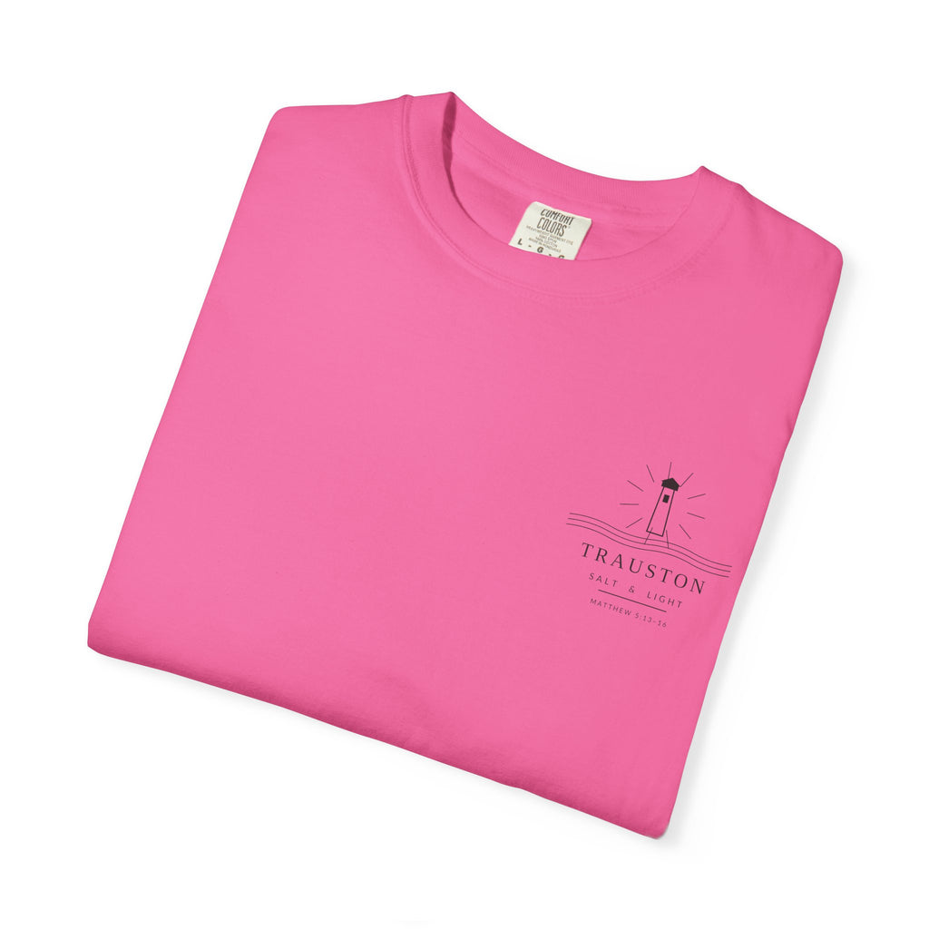 Salt and Light Garment-Dyed Tee — Dark Graphic