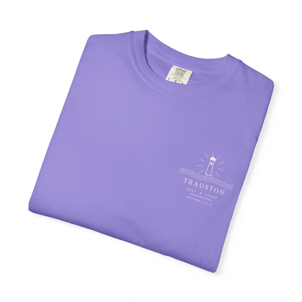 Salt and Light Garment-Dyed Tee — Light Graphic