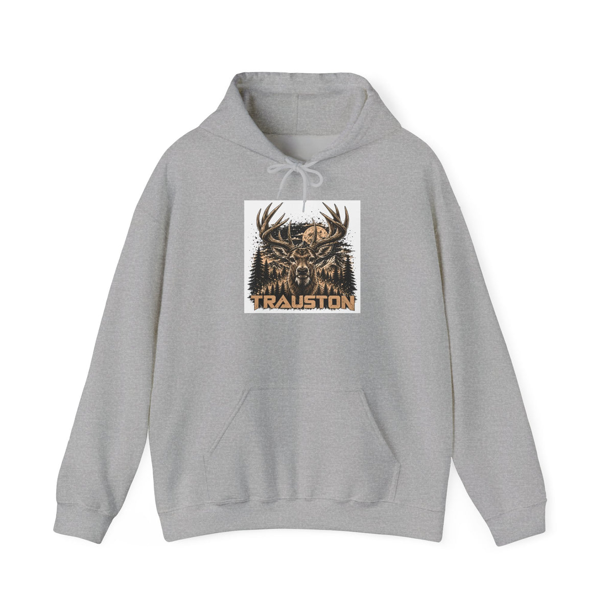 Deer Forest Front-Print Hoodie