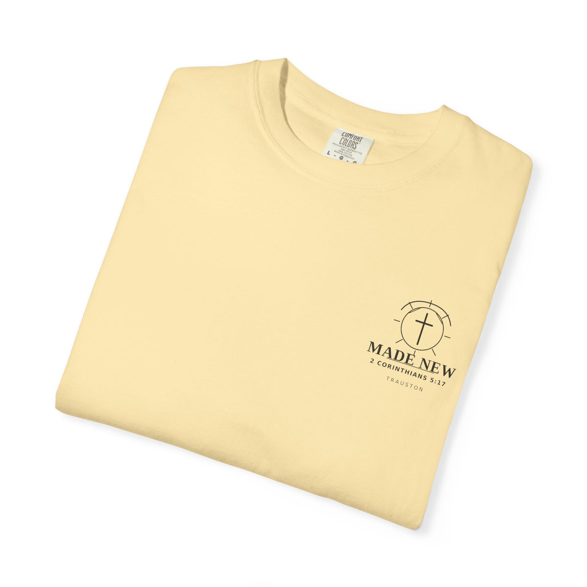 Made New Garment-Dyed Tee — Dark Graphic