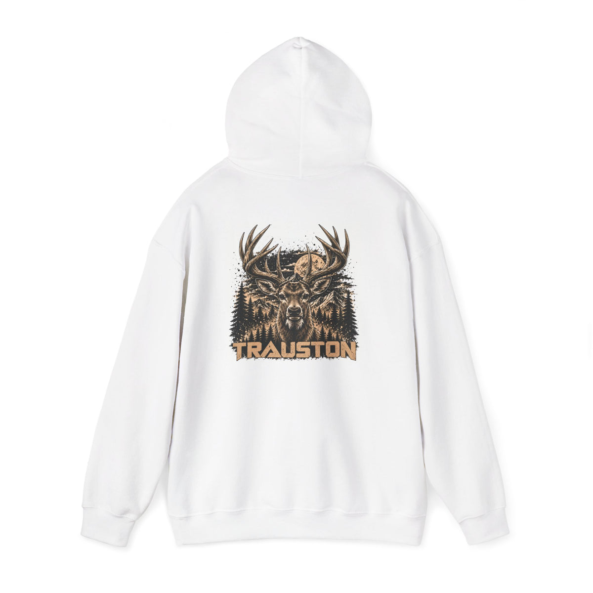 Product image of TRAUSTON| Deer Forest Back-Print Hoodie by TRAUSTON