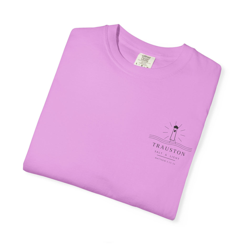 Salt and Light Garment-Dyed Tee — Dark Graphic