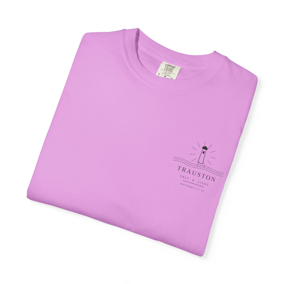 Salt and Light Garment-Dyed Tee — Dark Graphic
