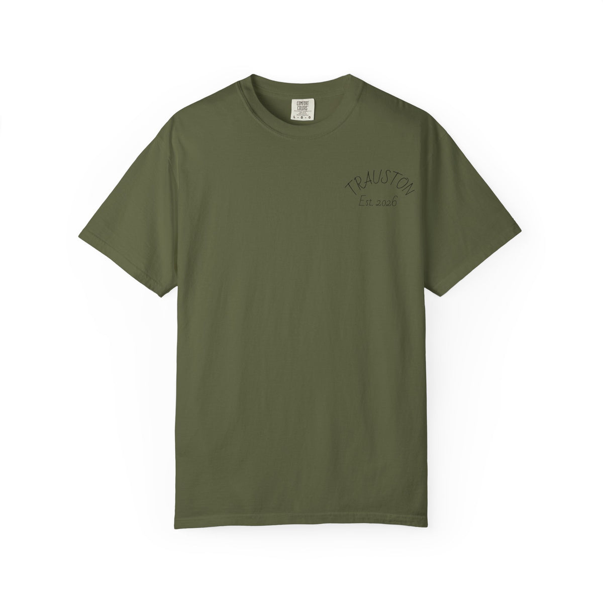 Est. 2026 & Wordmark Garment-Dyed Tee