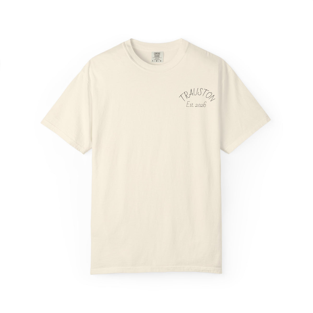 Est. 2026 & Wordmark Garment-Dyed Tee