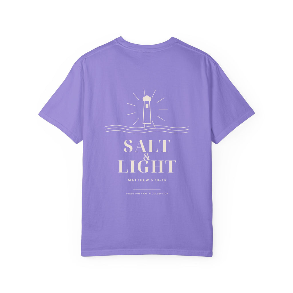 Salt and Light Garment-Dyed Tee — Light Graphic