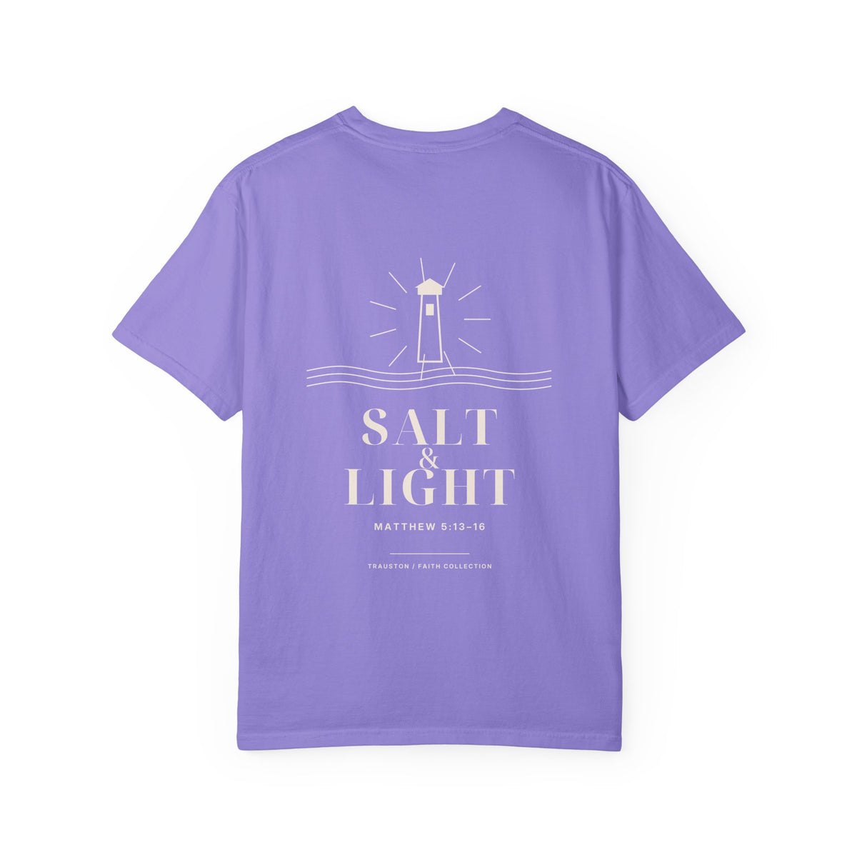 Salt and Light Garment-Dyed Tee — Light Graphic