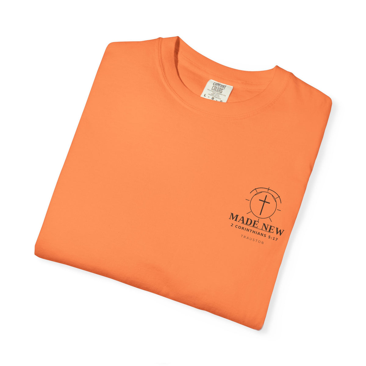 Made New Garment-Dyed Tee — Dark Graphic