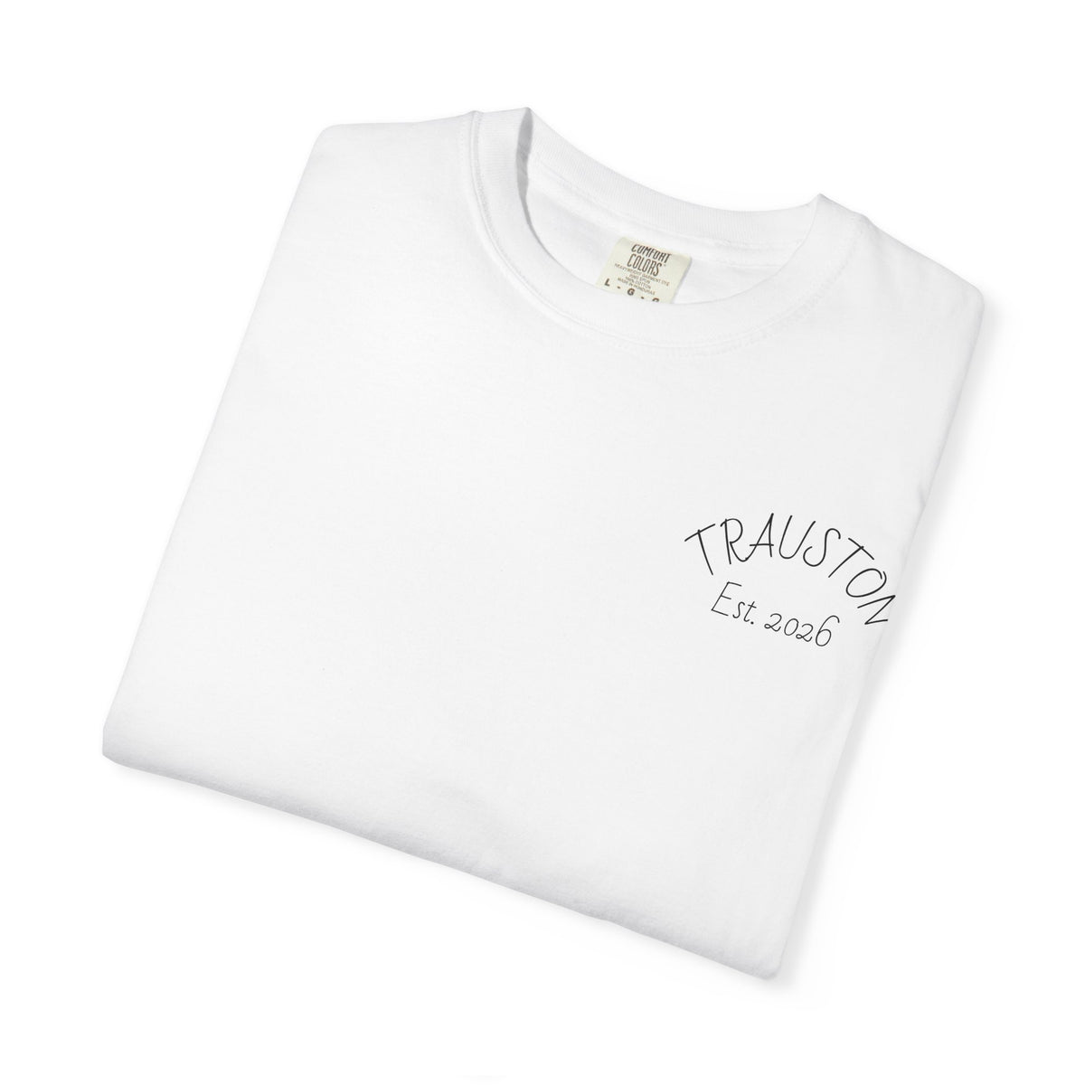 Est. 2026 & Wordmark Garment-Dyed Tee