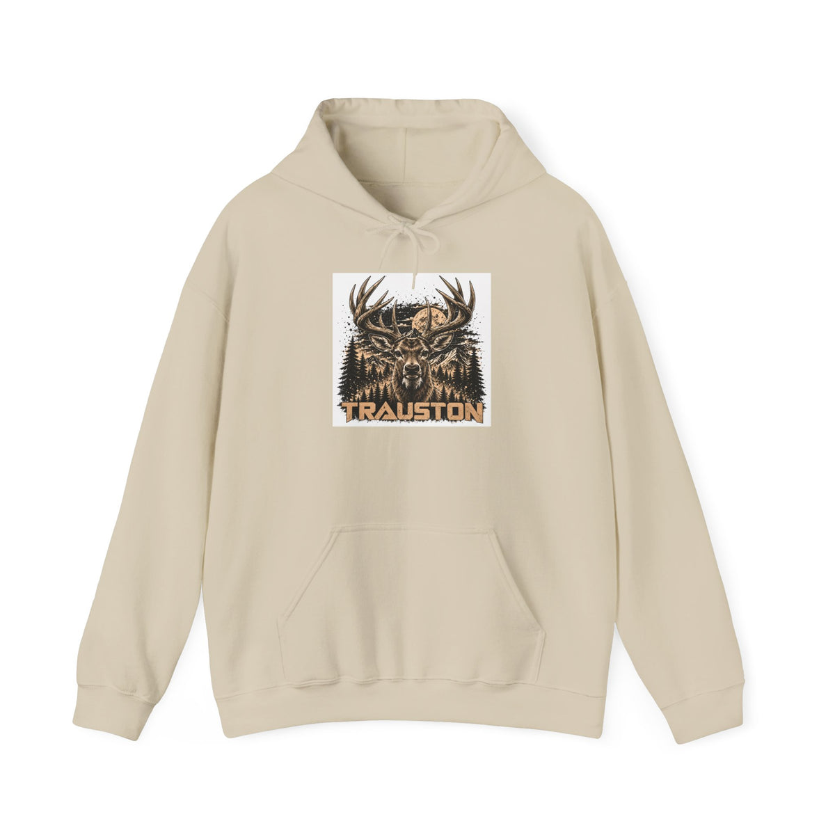 Deer Forest Front-Print Hoodie