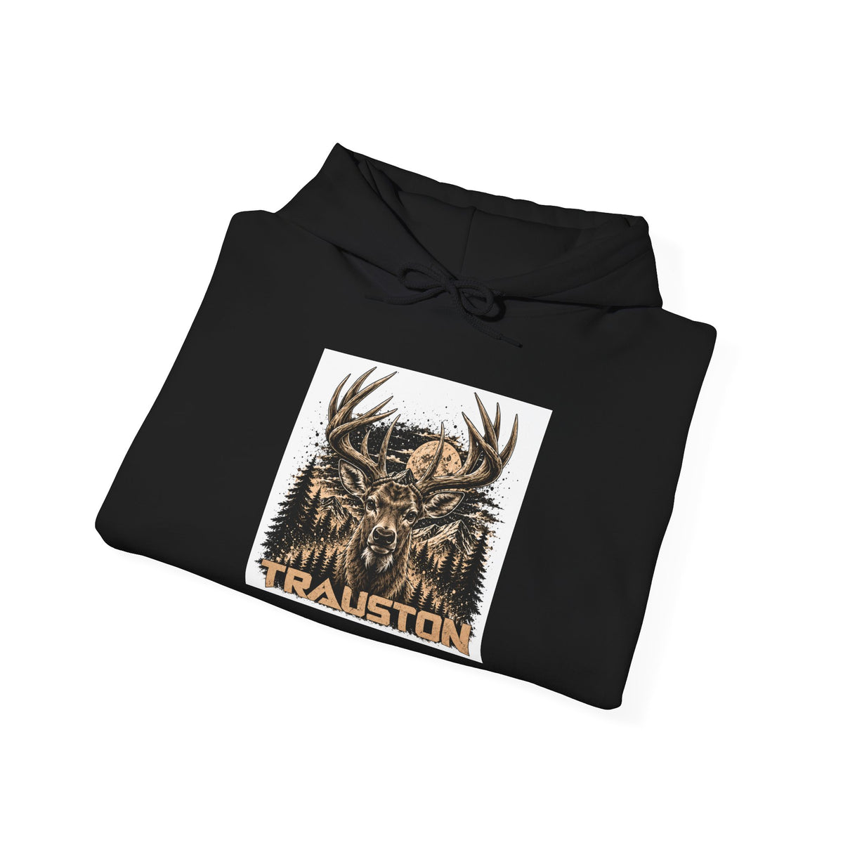 Deer Forest Front-Print Hoodie