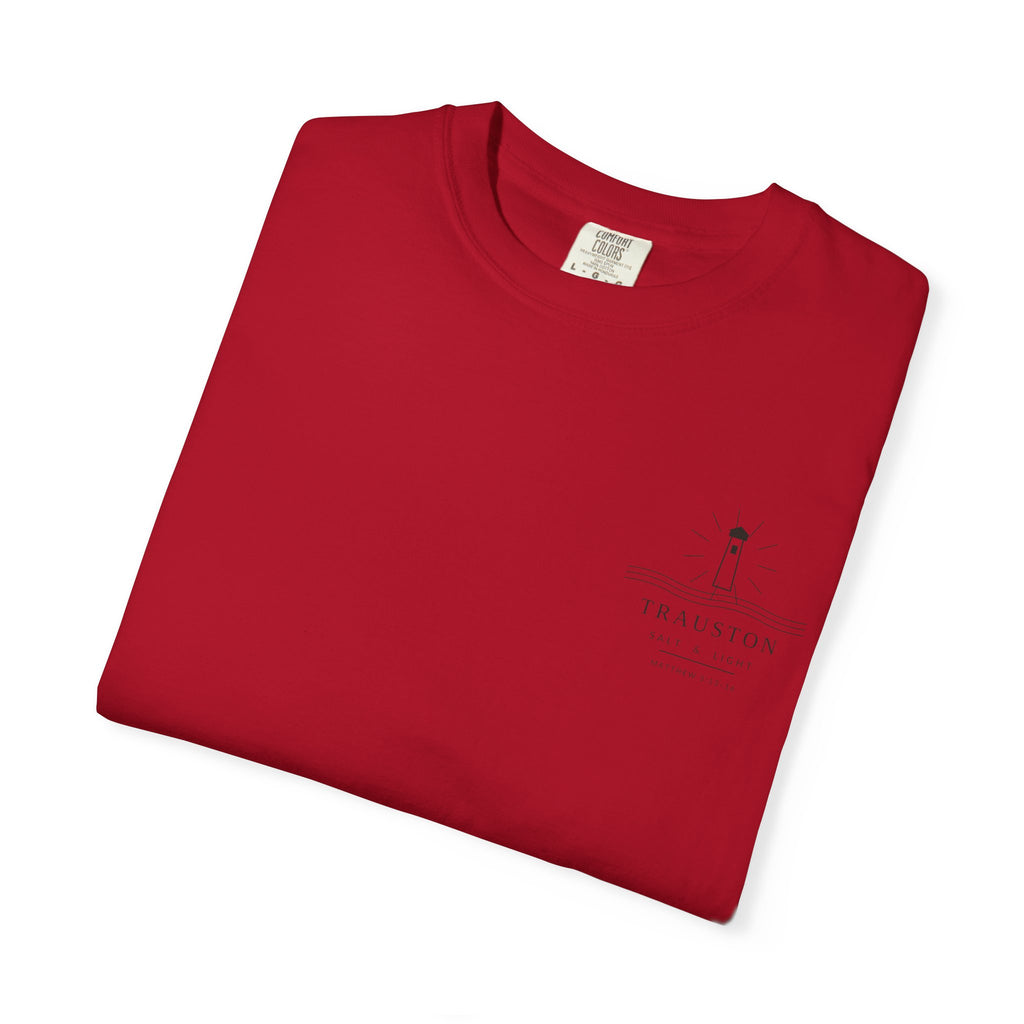 Salt and Light Garment-Dyed Tee — Dark Graphic