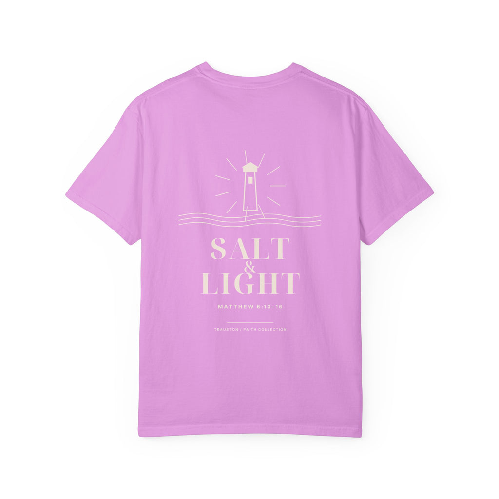 Salt and Light Garment-Dyed Tee — Light Graphic