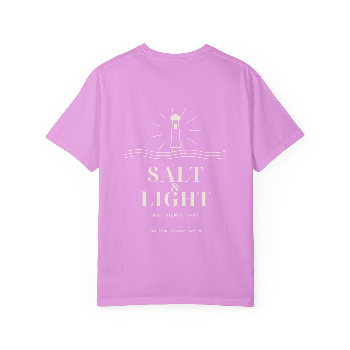 Salt and Light Garment-Dyed Tee — Light Graphic