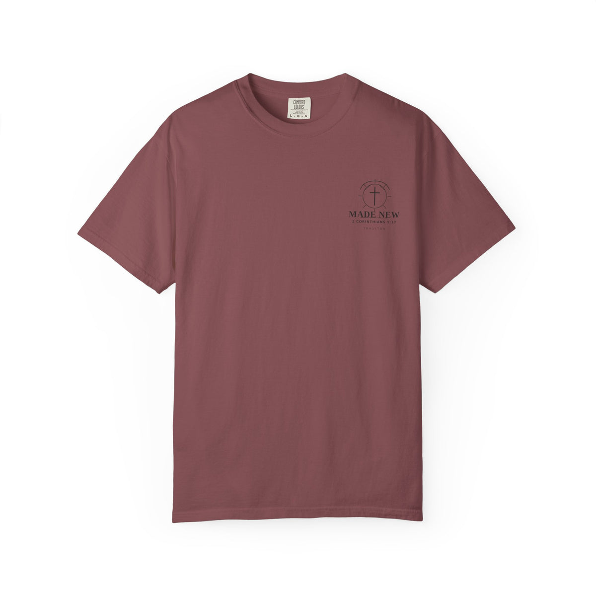 Made New Garment-Dyed Tee — Dark Graphic