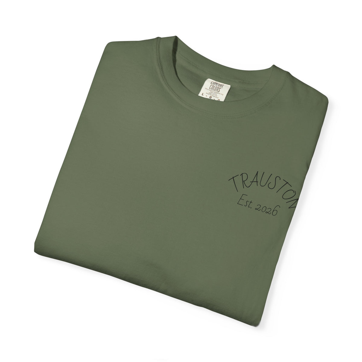 Est. 2026 & Wordmark Garment-Dyed Tee