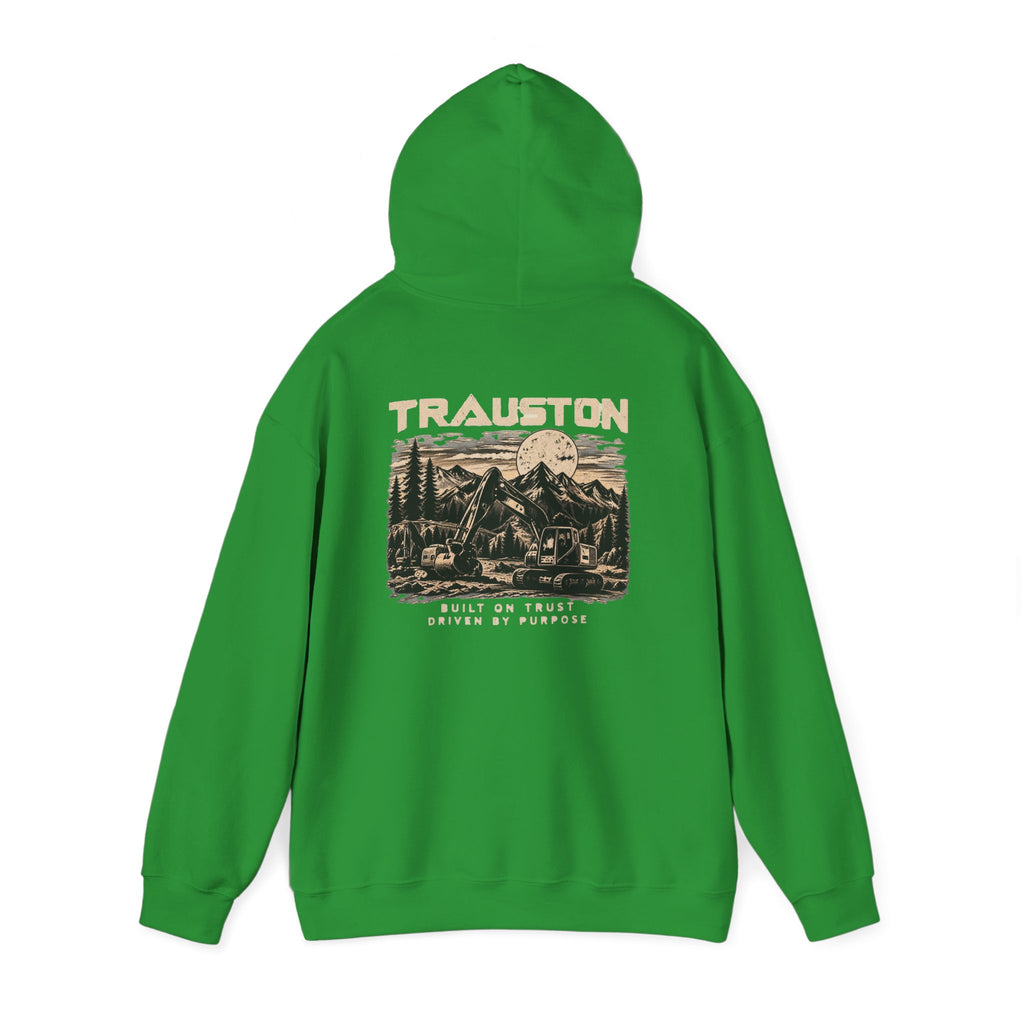 TRAUSTON | Excavator & Mountain Graphic Hoodie