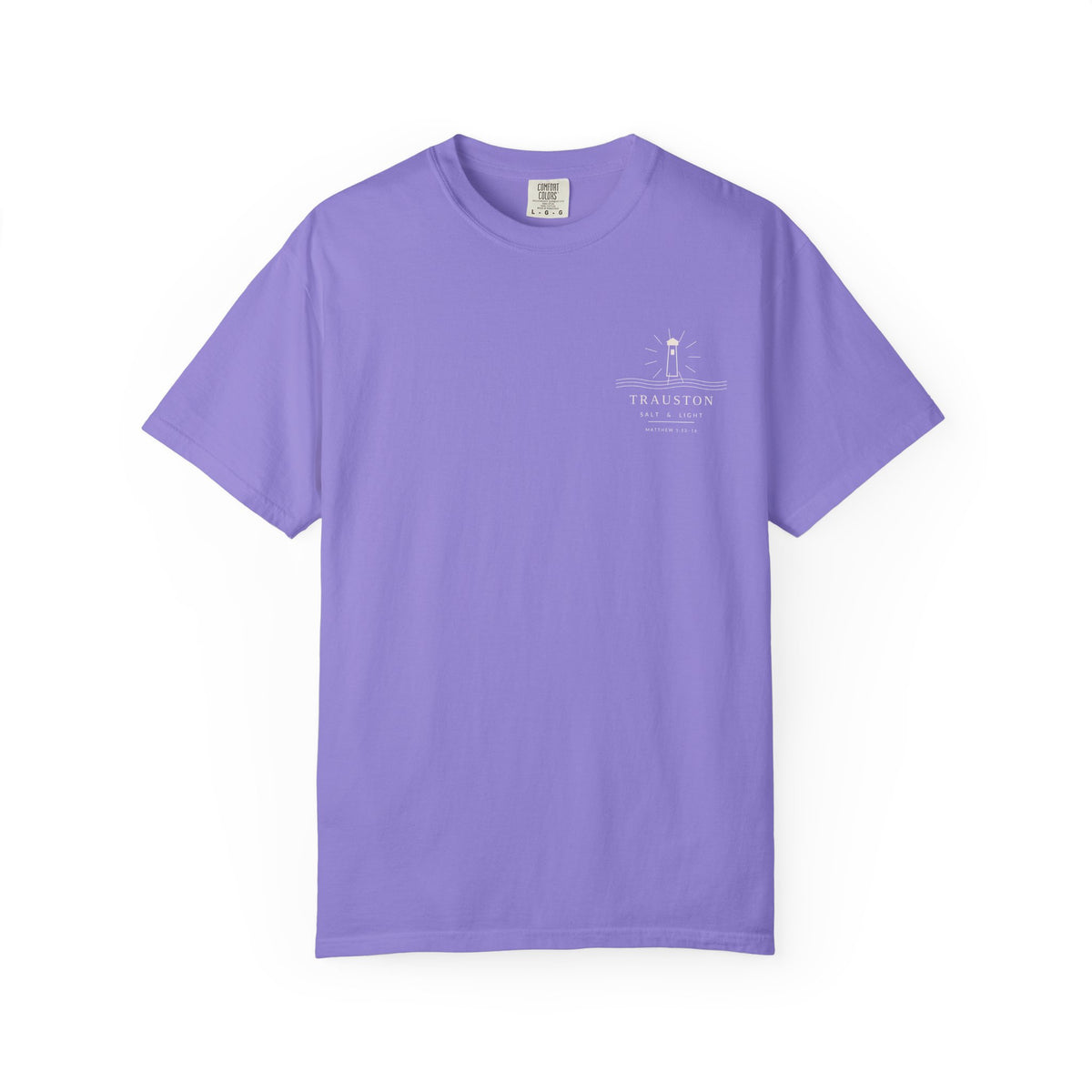 Salt and Light Garment-Dyed Tee — Light Graphic
