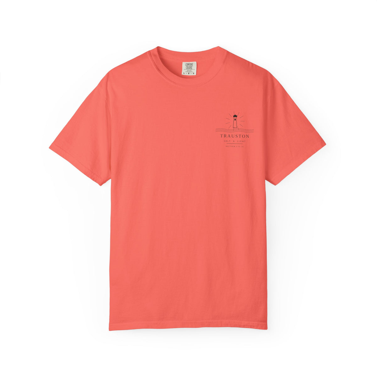 Salt and Light Garment-Dyed Tee — Dark Graphic