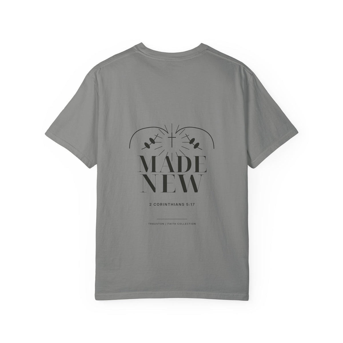 Made New Garment-Dyed Tee — Dark Graphic