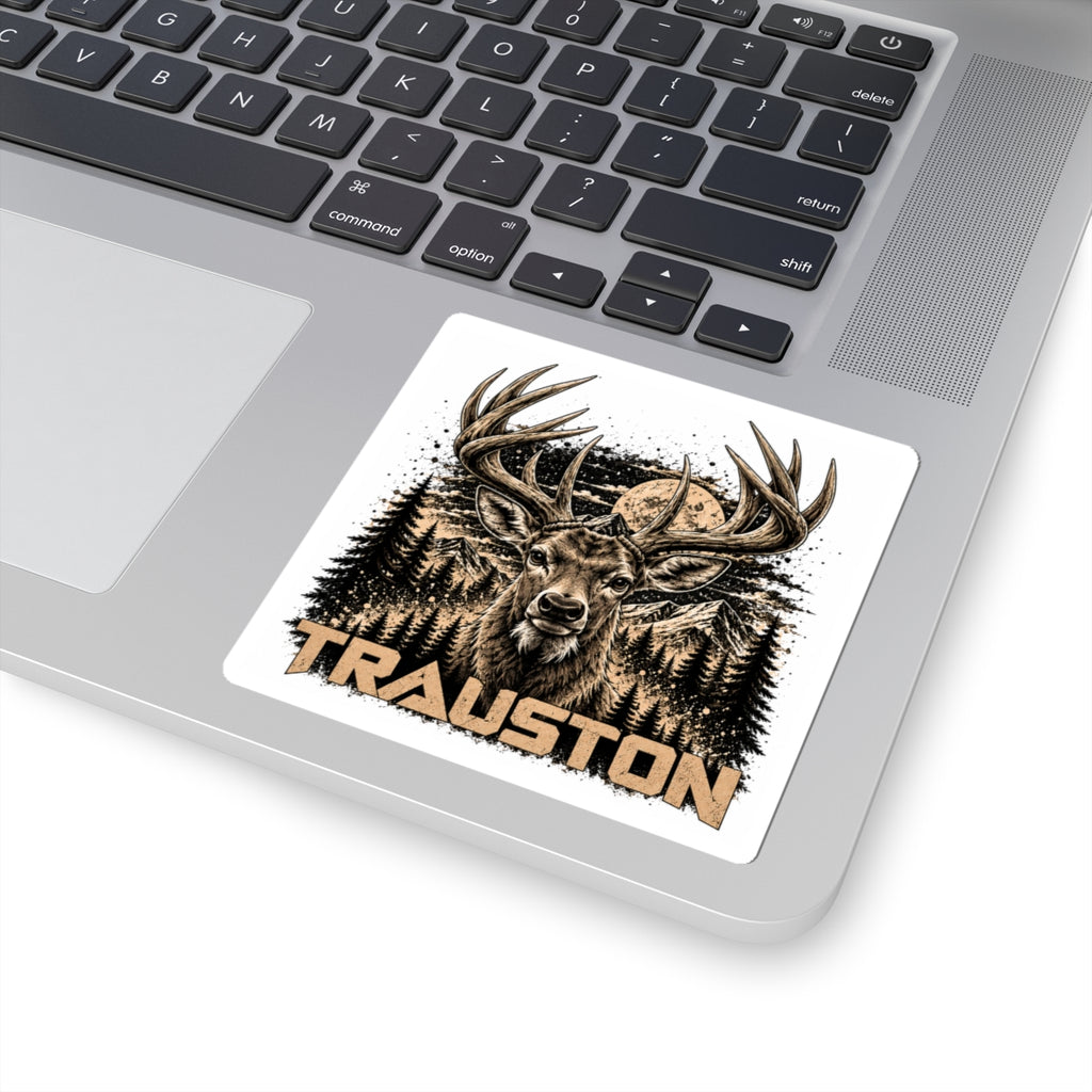 Deer Forest Kiss-Cut Sticker