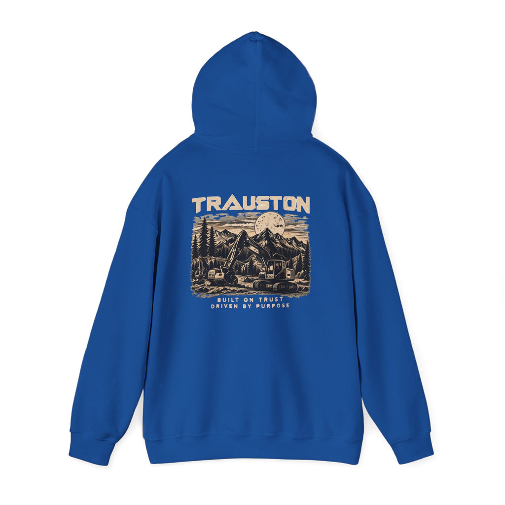 TRAUSTON | Excavator & Mountain Graphic Hoodie