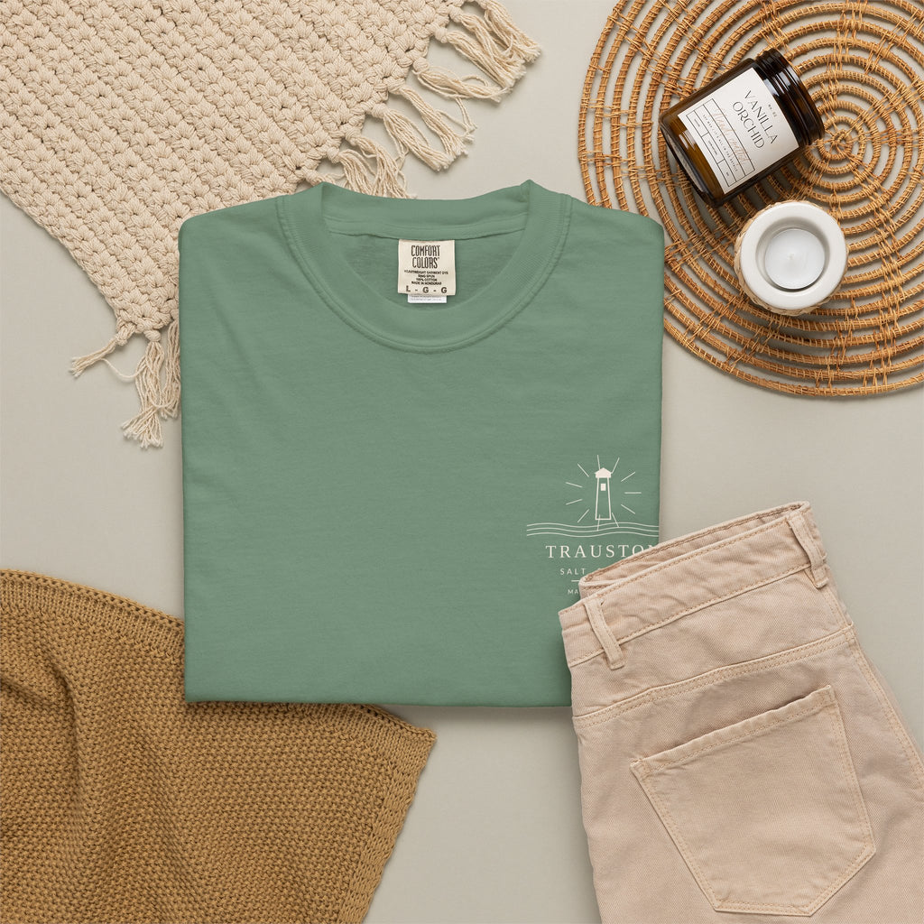 Salt and Light Garment-Dyed Tee — Light Graphic