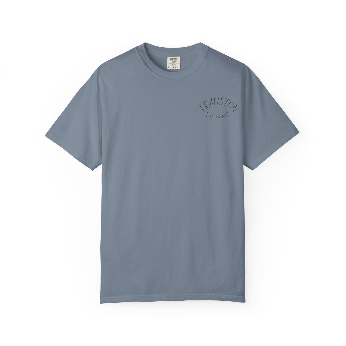Est. 2026 & Wordmark Garment-Dyed Tee