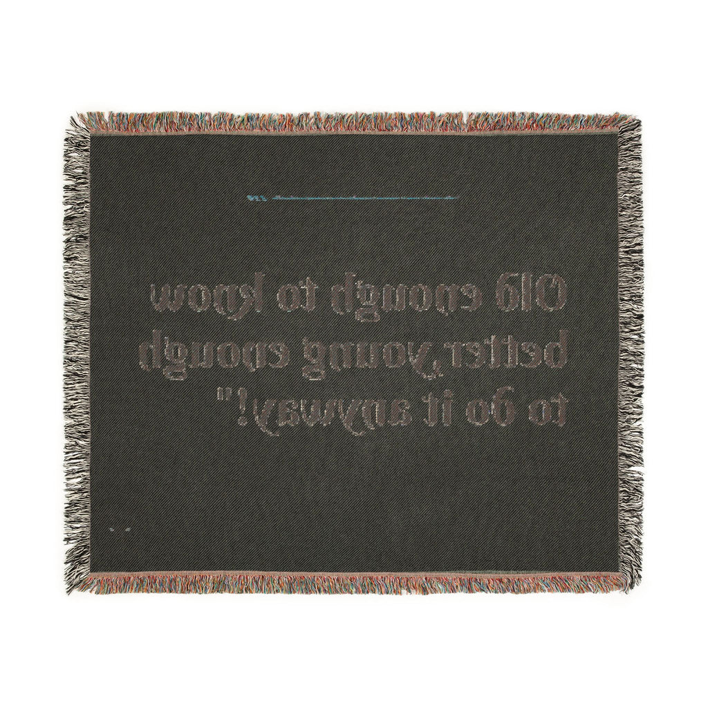 TRAUSTON | Old Enough Woven Blanket