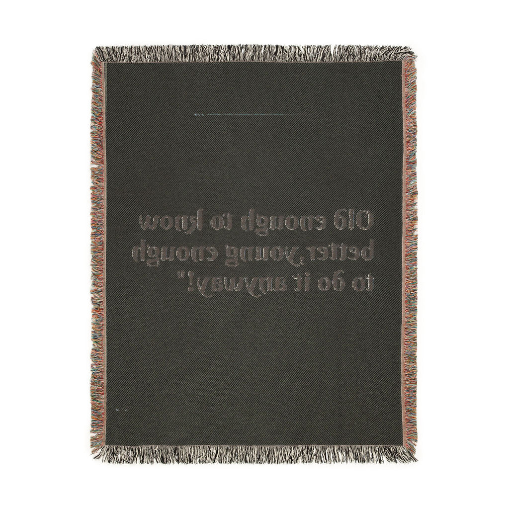 TRAUSTON | Old Enough Woven Blanket