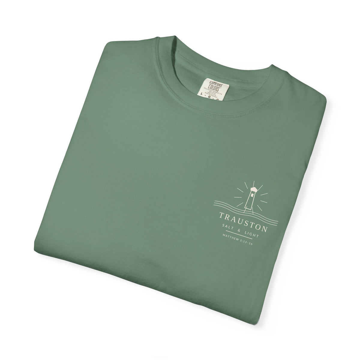 Salt and Light Garment-Dyed Tee — Light Graphic