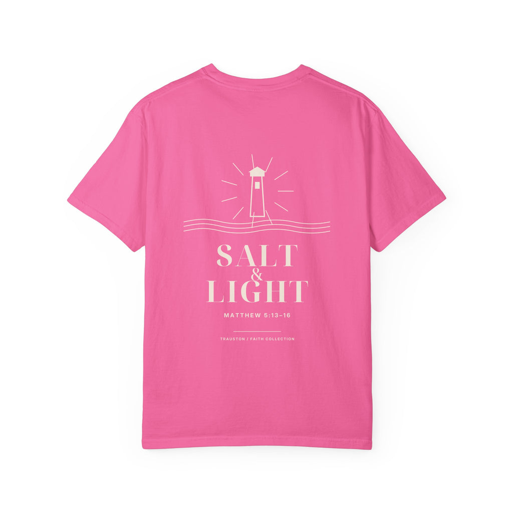 Salt and Light Garment-Dyed Tee — Light Graphic