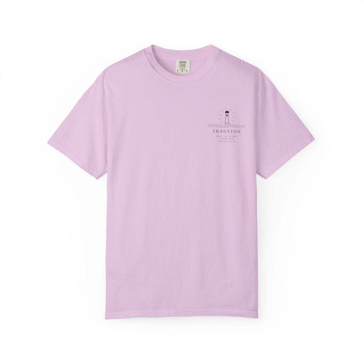 Salt and Light Garment-Dyed Tee — Dark Graphic