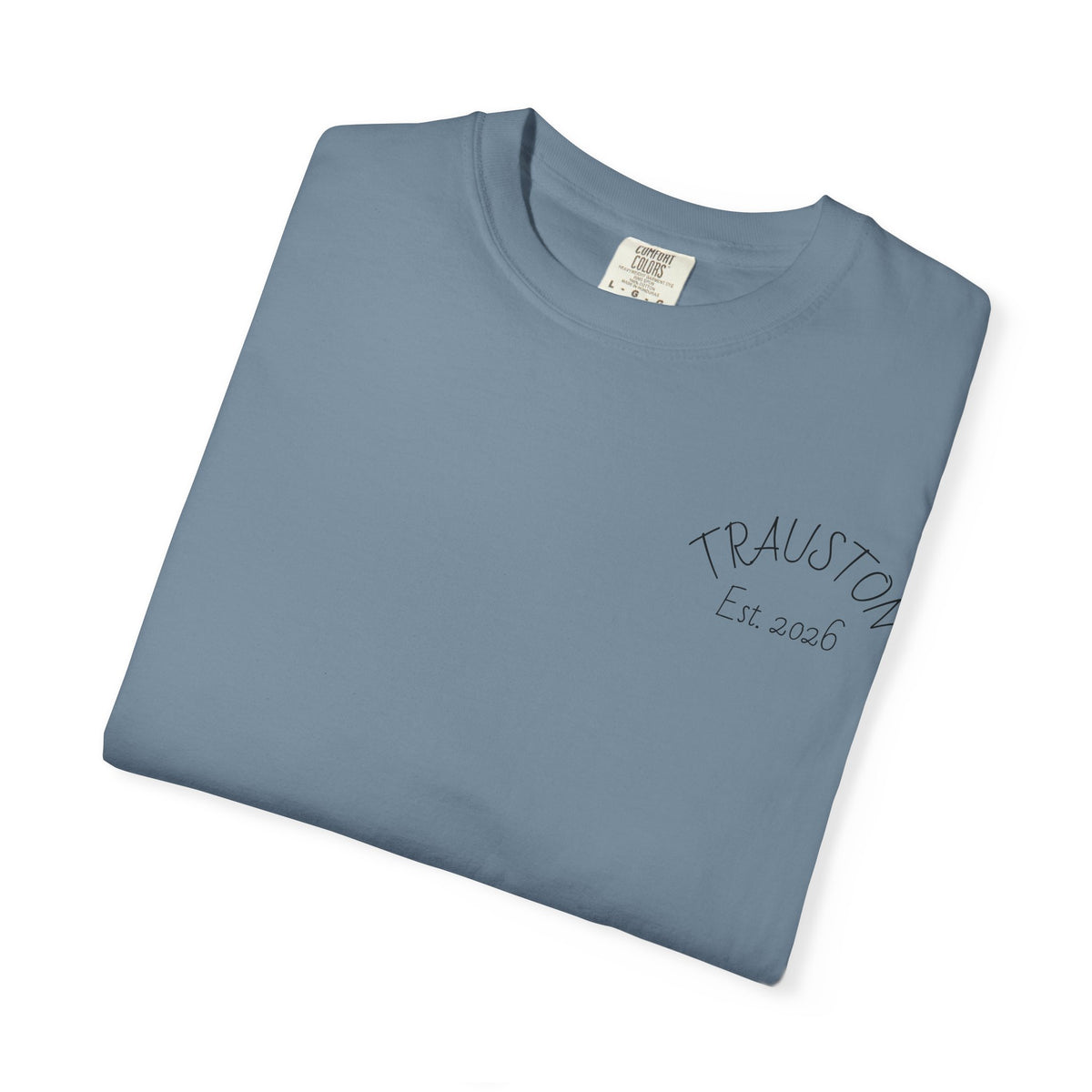 Est. 2026 & Wordmark Garment-Dyed Tee