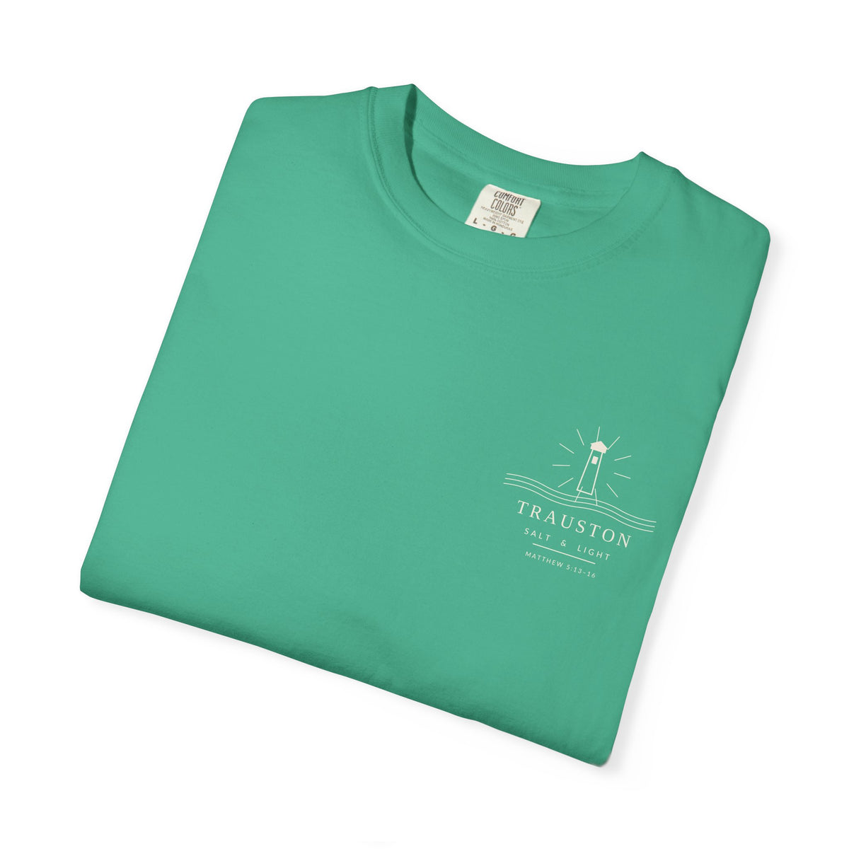 Salt and Light Garment-Dyed Tee — Light Graphic