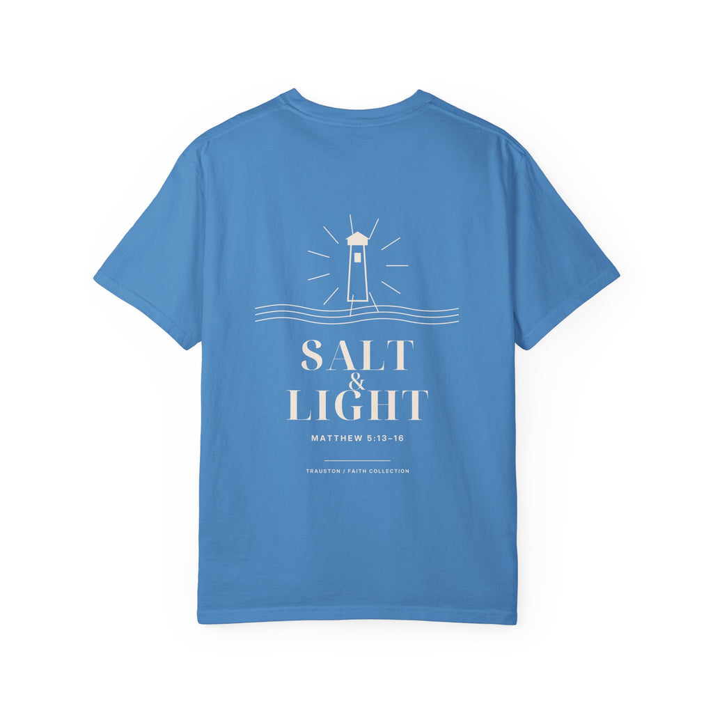 Salt and Light Garment-Dyed Tee — Light Graphic